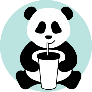 panda coffee cup